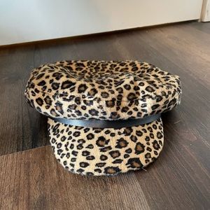 Valfre cheetah hat velvet
